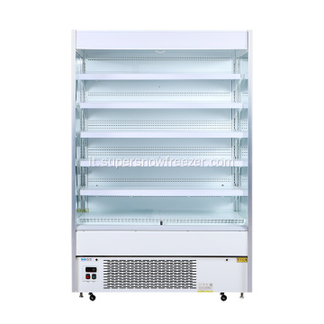 Refrigeratore aperto del congelatore di display di frutta e verdura